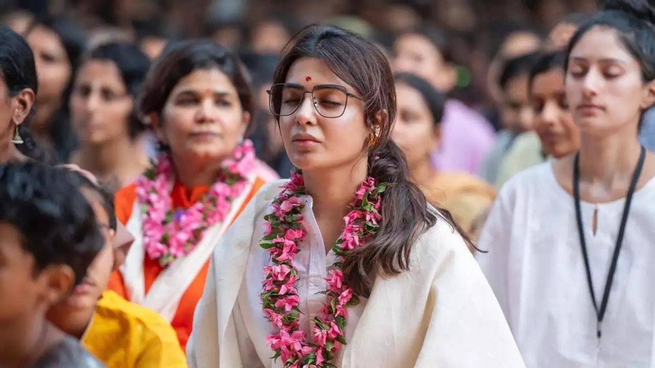 Actress Samantha's Transformation: A Spiritual Journey at the Ashram