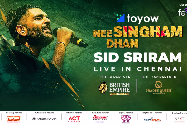 Experience the Magic of Sid Sriram Live in Chennai!