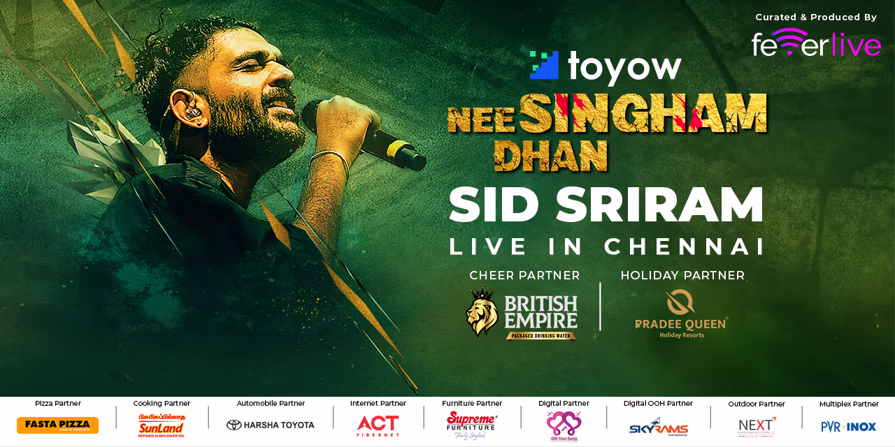 Experience the Magic of Sid Sriram Live in Chennai!