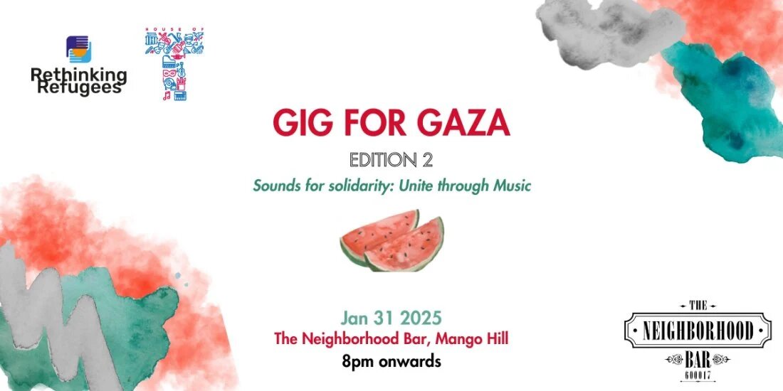 Gig for Gaza - Edition 2: Indie Charity Concert | Jan 31, 2025, Chennai