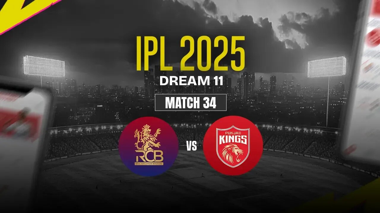 RCB vs PBKS Preview | 18 April 2025, Chinnaswamy Stadium, Bengaluru