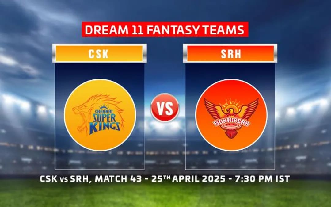 CSK vs SRH – 25 April 2025, Chepauk Stadium
