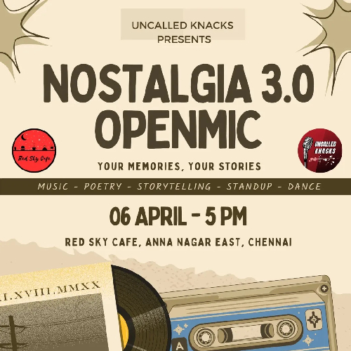 Nostalgia Openmic | Apr 6, 2025 | Red Sky Cafe, Chennai
