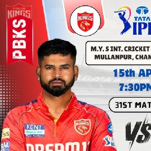 Match 31: PK vs KKR | Apr 15, 2025 – New Chandigarh
