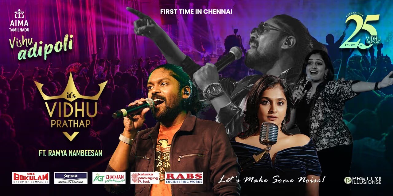 Vidhu Prathap Live | Apr 12, 2025 | Chennai Vishu Concert
