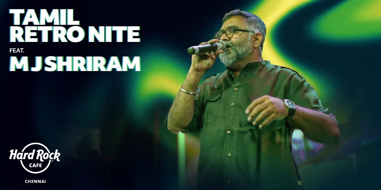 MJ Shriram Retro Nite | 18 Apr 2025, Hard Rock Cafe Chennai