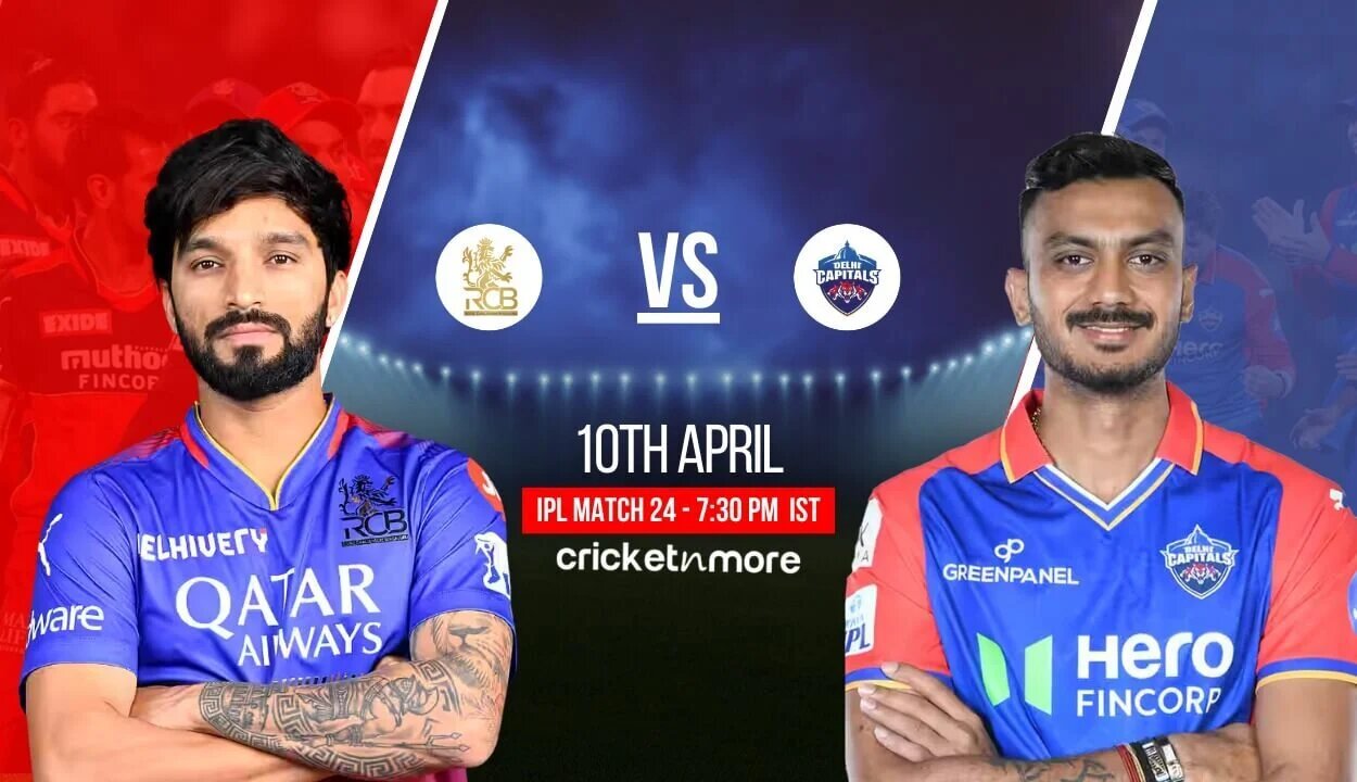 Match 24: RCB vs DC | Apr 10, 2025, M Chinnaswamy Stadium, Bengaluru