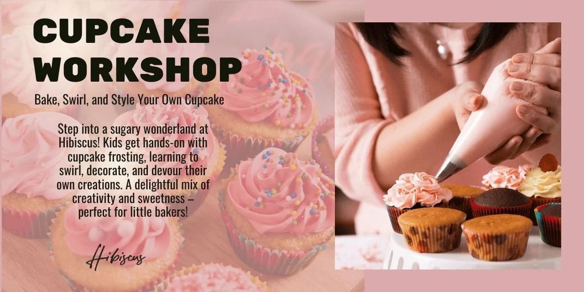 Cupcake Workshop – 24 May 2025, Hibiscus Café Chennai