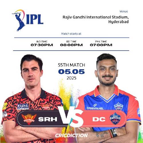 SRH vs DC Preview – May 5, 2025 | Rajiv Gandhi Intl. Stadium, Hyderabad