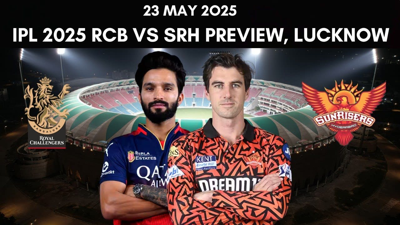 RCB vs SRH IPL ’25 | 23 May 2025, Lucknow