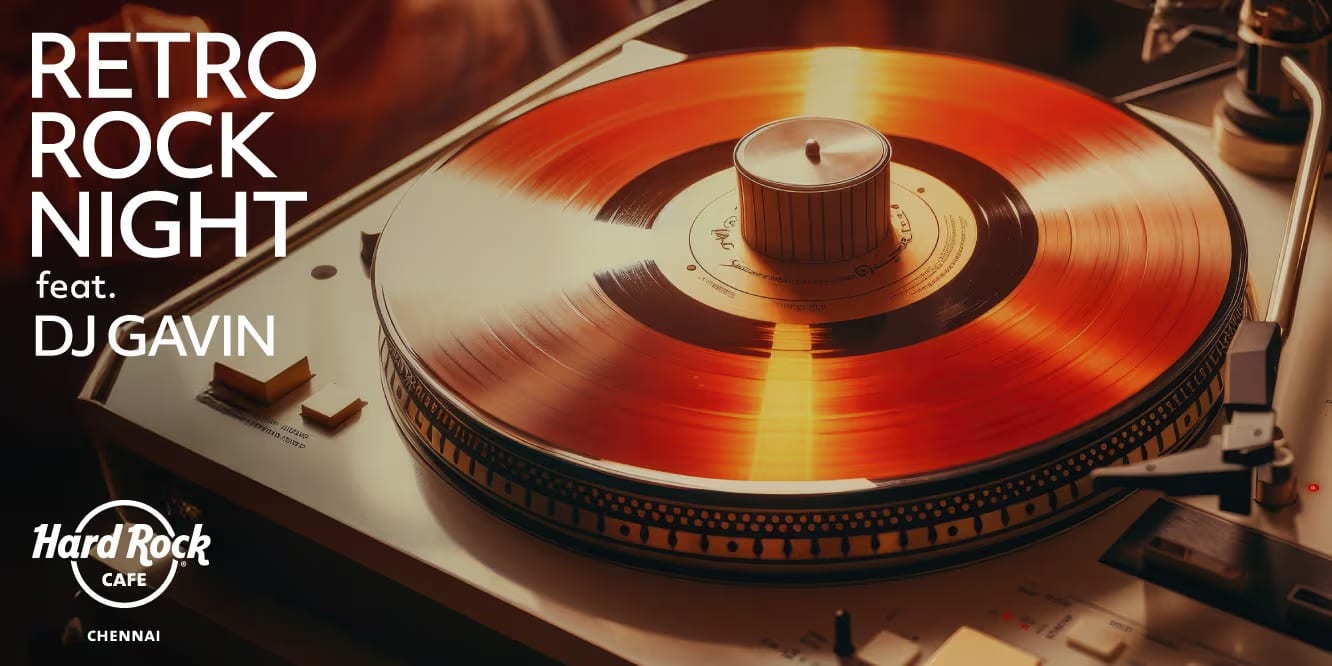 Retro & Rock Night | June 3–24, 2025 – Chennai, Hard Rock Cafe