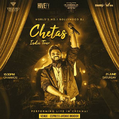 DJ Chetas Live – June 21, 2025, Chennai
