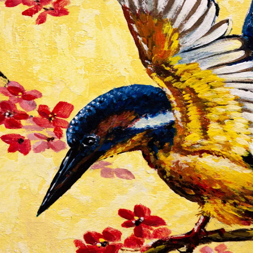 Acrylic Painting │ June 15, 2025 │ Hibiscus Cafe, Injambakkam, Chennai