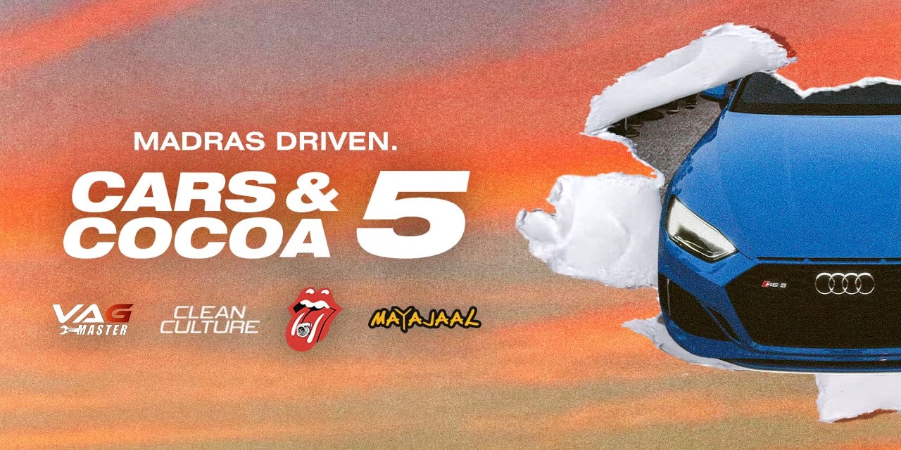 Cars & Cocoa 5 – Auto & Music Fest | June 22, 2025 | Chennai