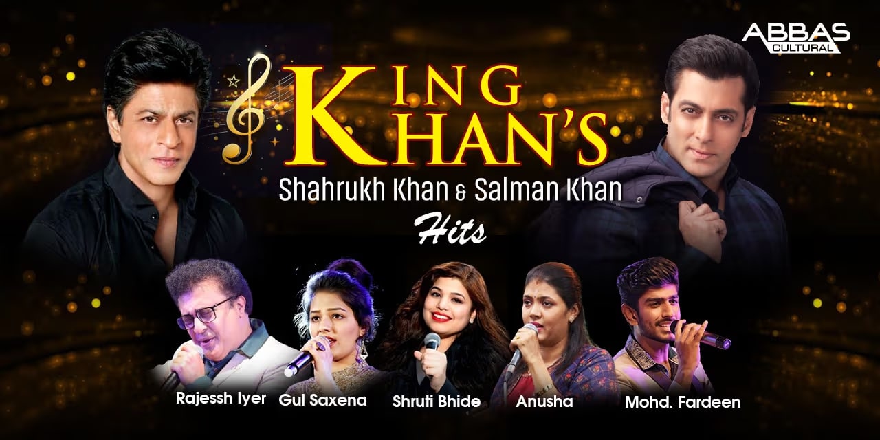 KING KHANS – Shahrukh & Salman Musical Night | June 22, 2025 | Chennai