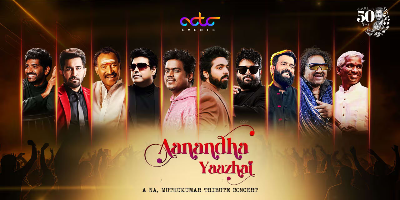 Aanandha Yaazhai – Tribute Concert | 19 July 2025, Chennai