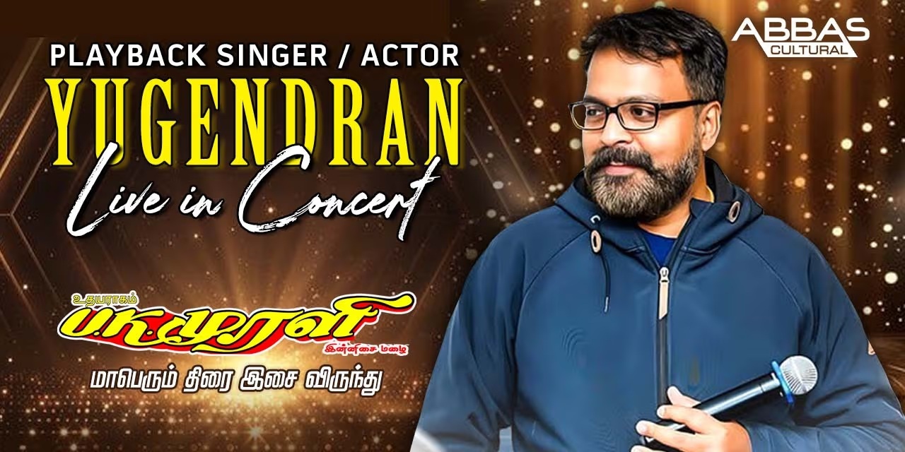 Yugendran Vasudevan Live in Concert – July 27, 2025 at Vani Mahal, Chennai