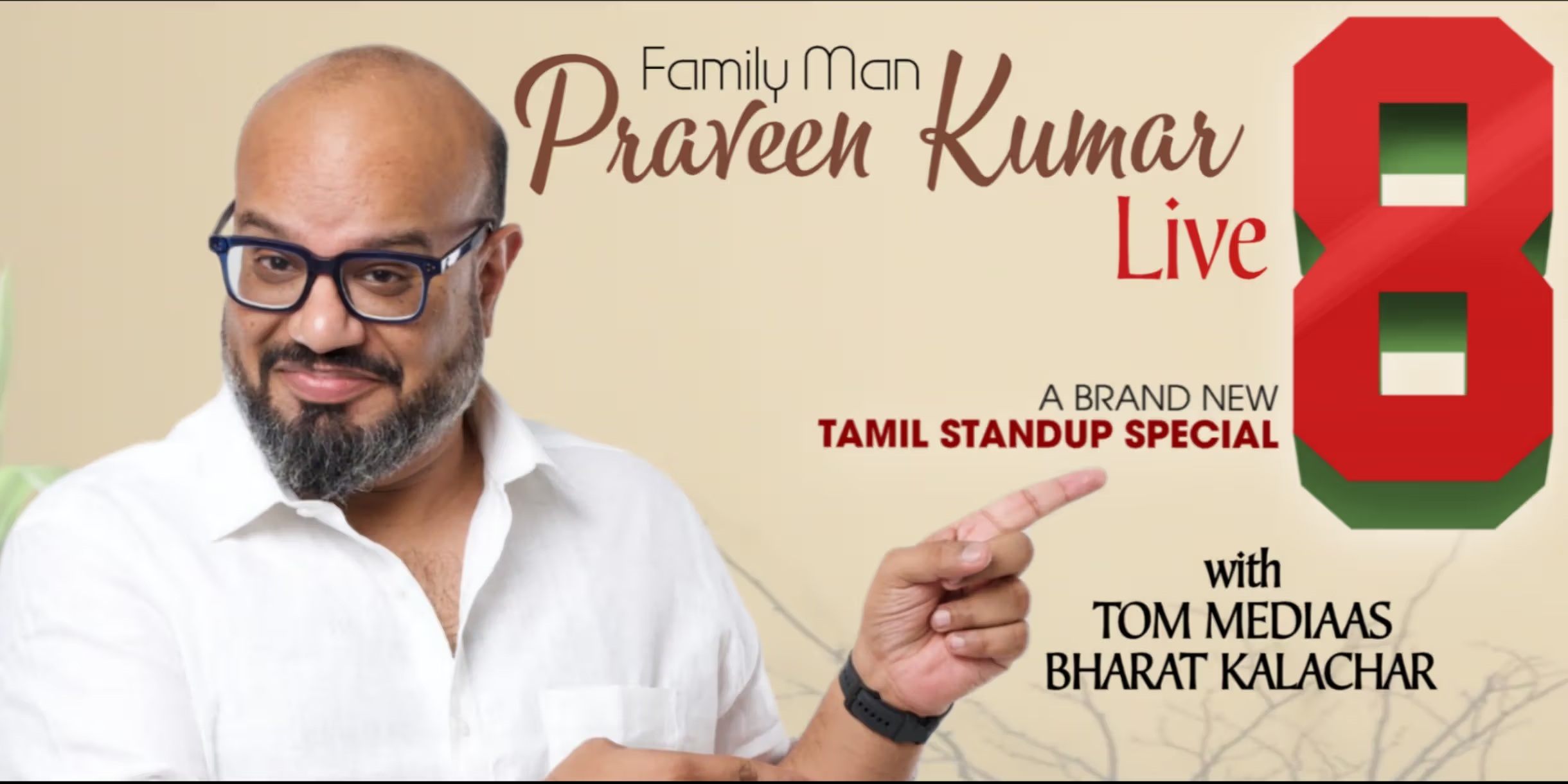 8 by Praveen Kumar | Sep 7, 2025 · YGP Auditorium, Chennai