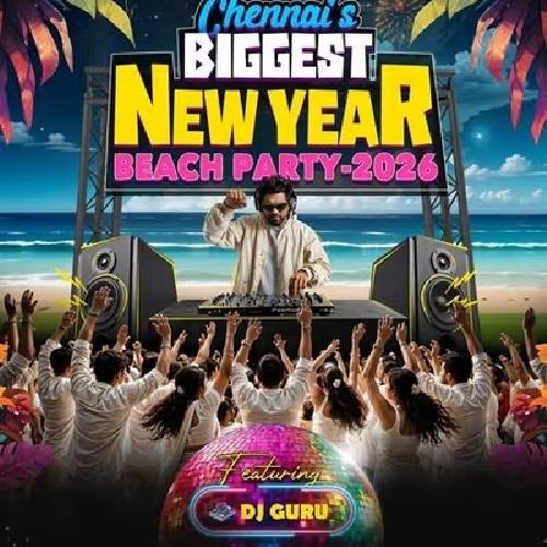MGM Beach NYE 2026 Chennai | Dec 31 2025