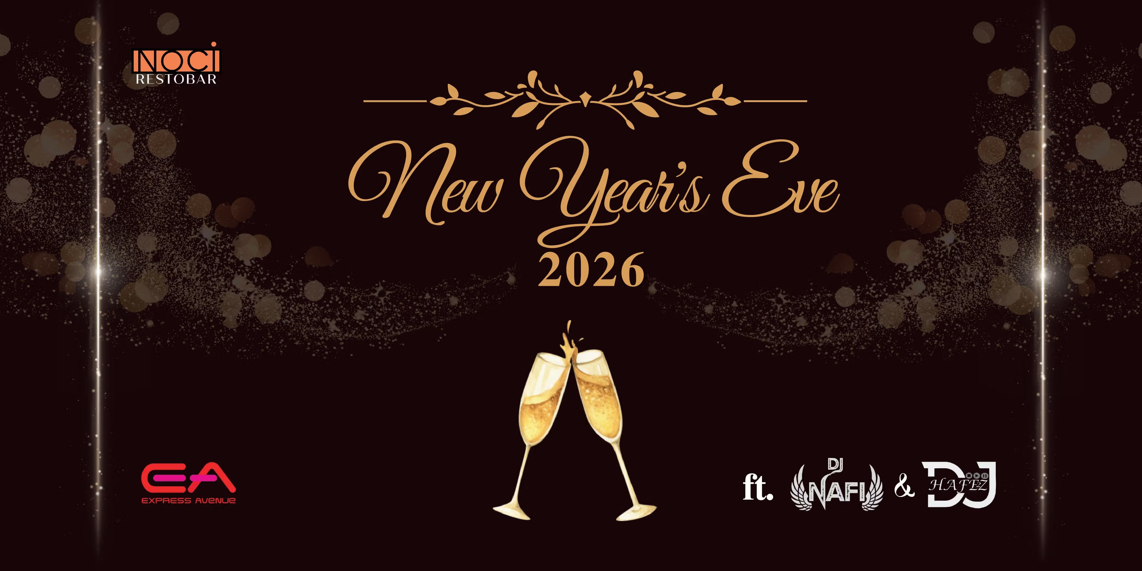 New Year’s Eve 2026 | NOCI Restobar, Chennai | Dec 31, 2025