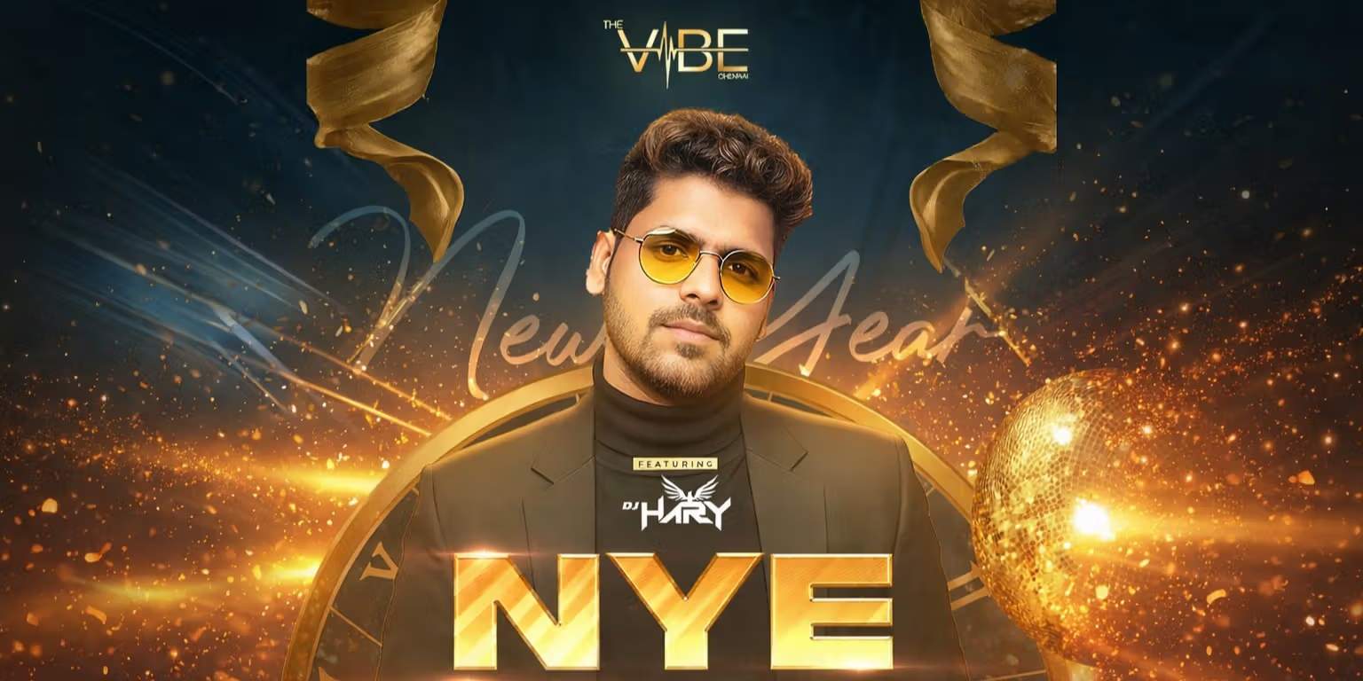 NYE 2025 at Vibe Restobar | Dec 31 2025 Chennai