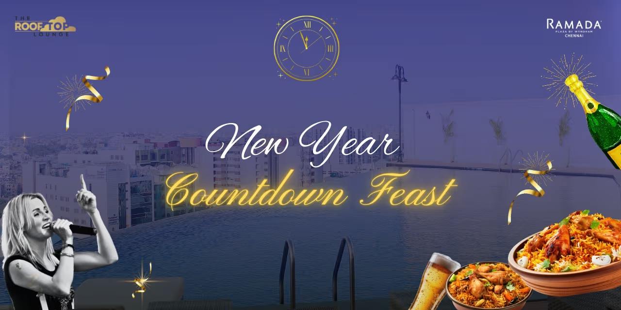 Rooftop NY Countdown | Dec 31, 2025, Chennai