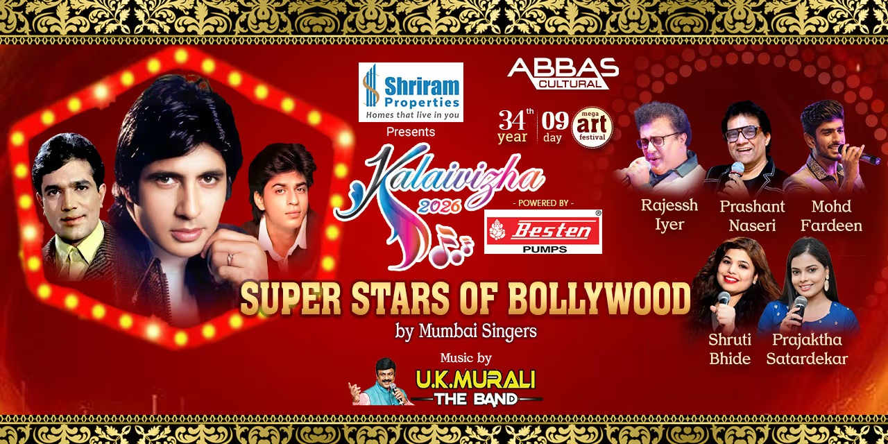 Superstars of Bollywood | Chennai | Jan 11, 2026