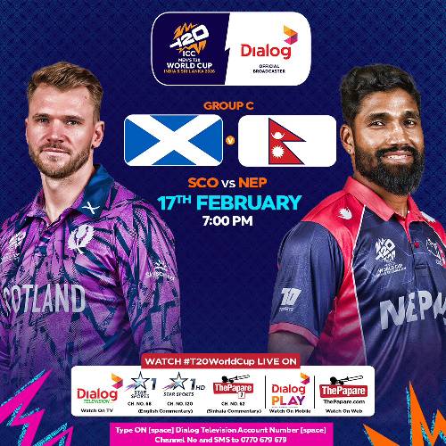 Scotland vs Nepal – 17 Feb 2026, Mumbai