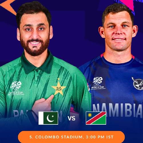 Pakistan vs Namibia – T20 World Cup 2026, 3 PM