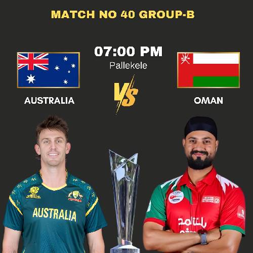 Australia vs Oman – 20 Feb 2026, Pallekele