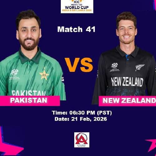 New Zealand vs Pakistan – 22 Feb 2026, Colombo