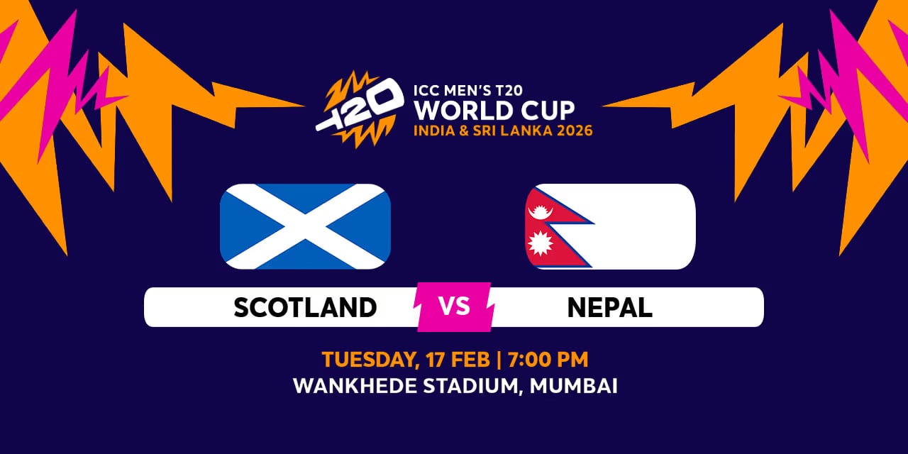 Scotland vs Nepal – 17 Feb 2026, Mumbai