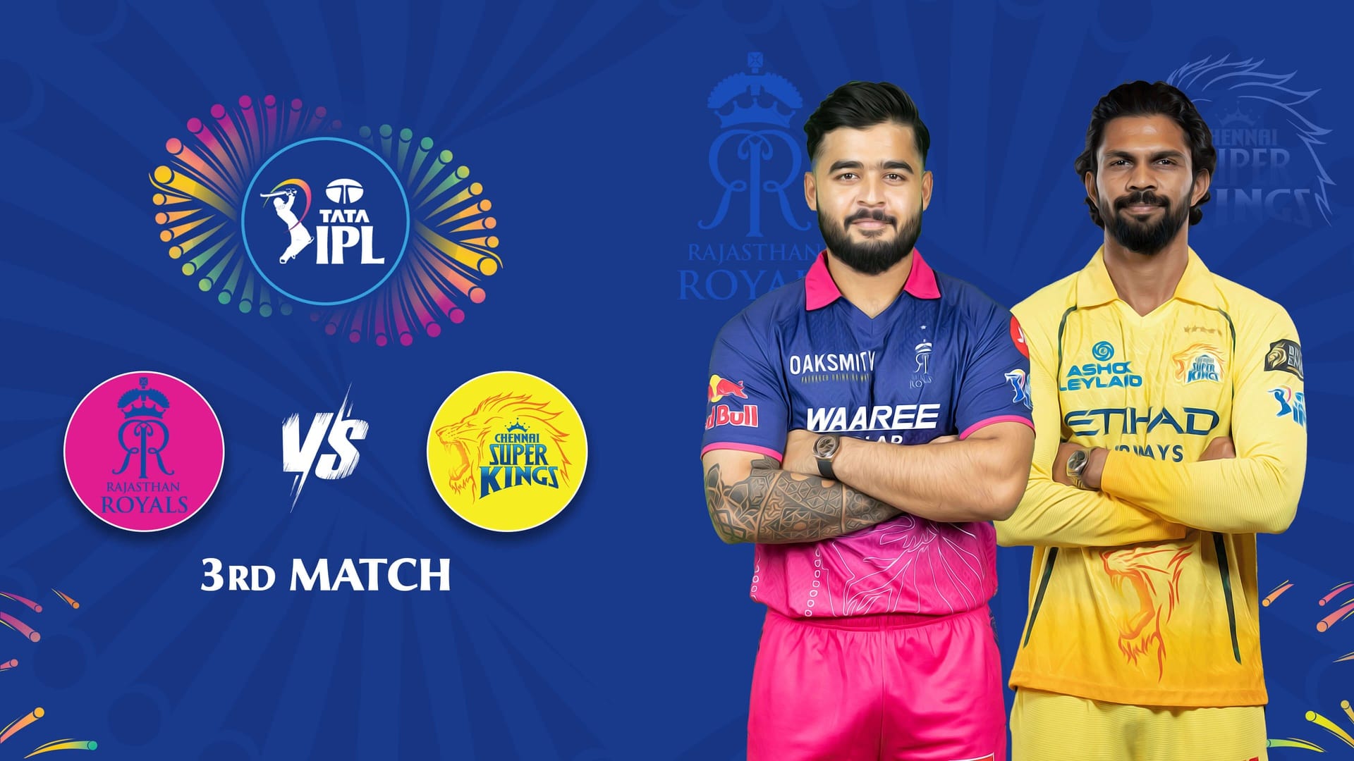 RR vs CSK IPL 2026 | 30 Mar, 2026, Guwahati