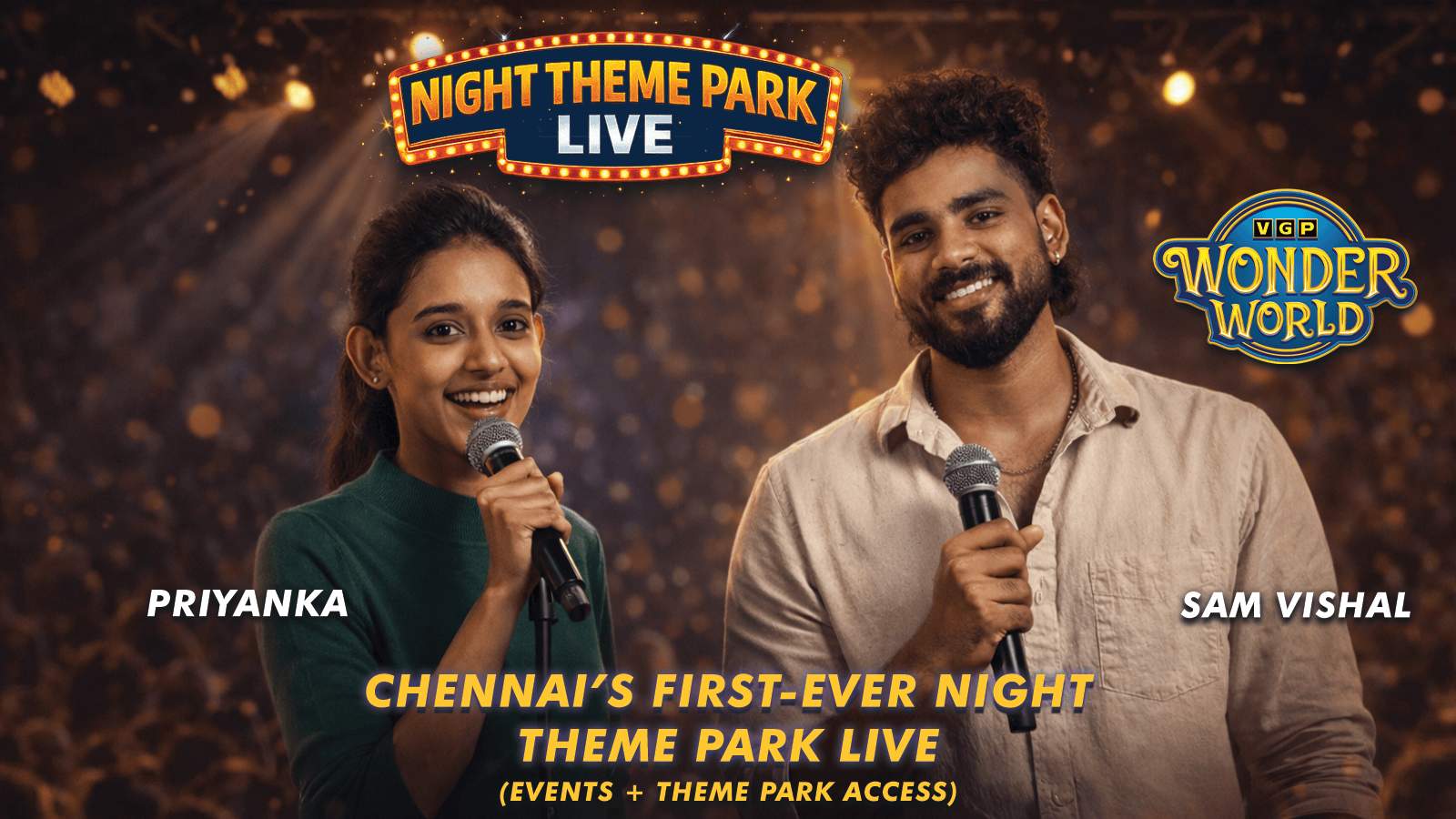 Sam Vishal Priyanka Live Chennai Mar 28 2026