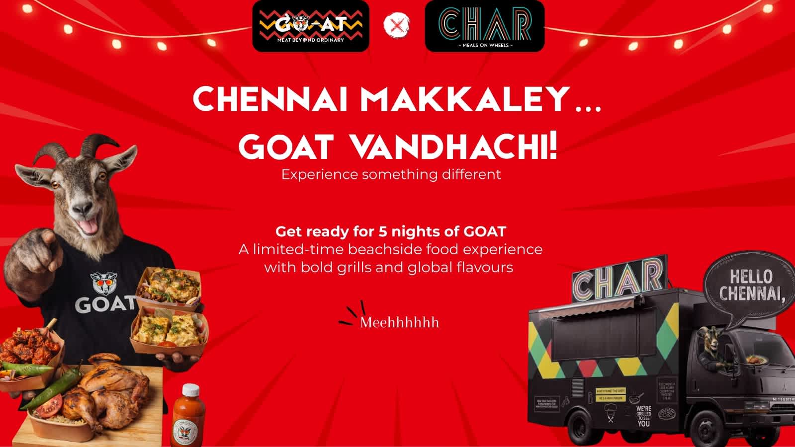 5 Nights of GOAT Chennai 18–22 March 2026