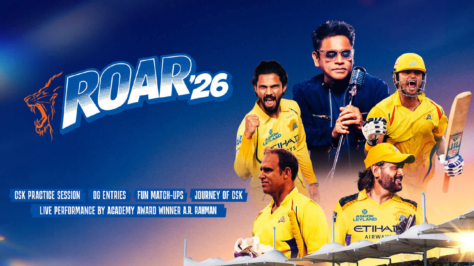 ROAR’26 | Mar 22, 2026 | Chennai, Chepauk