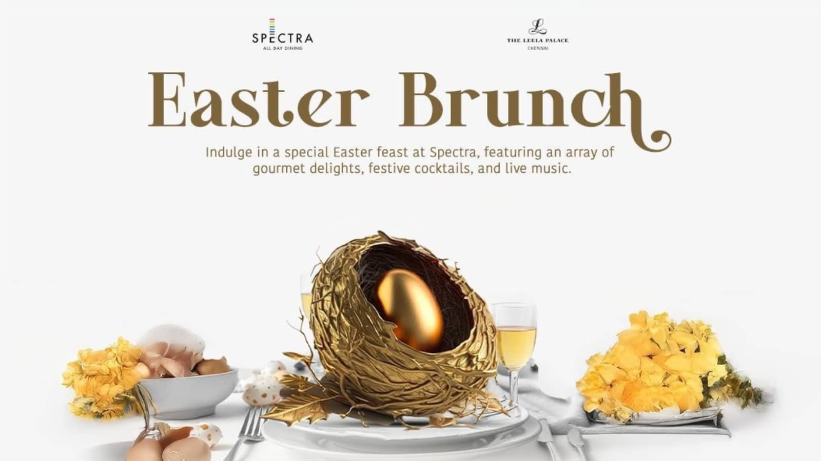 Easter Brunch Leela Chennai Apr 5 2026