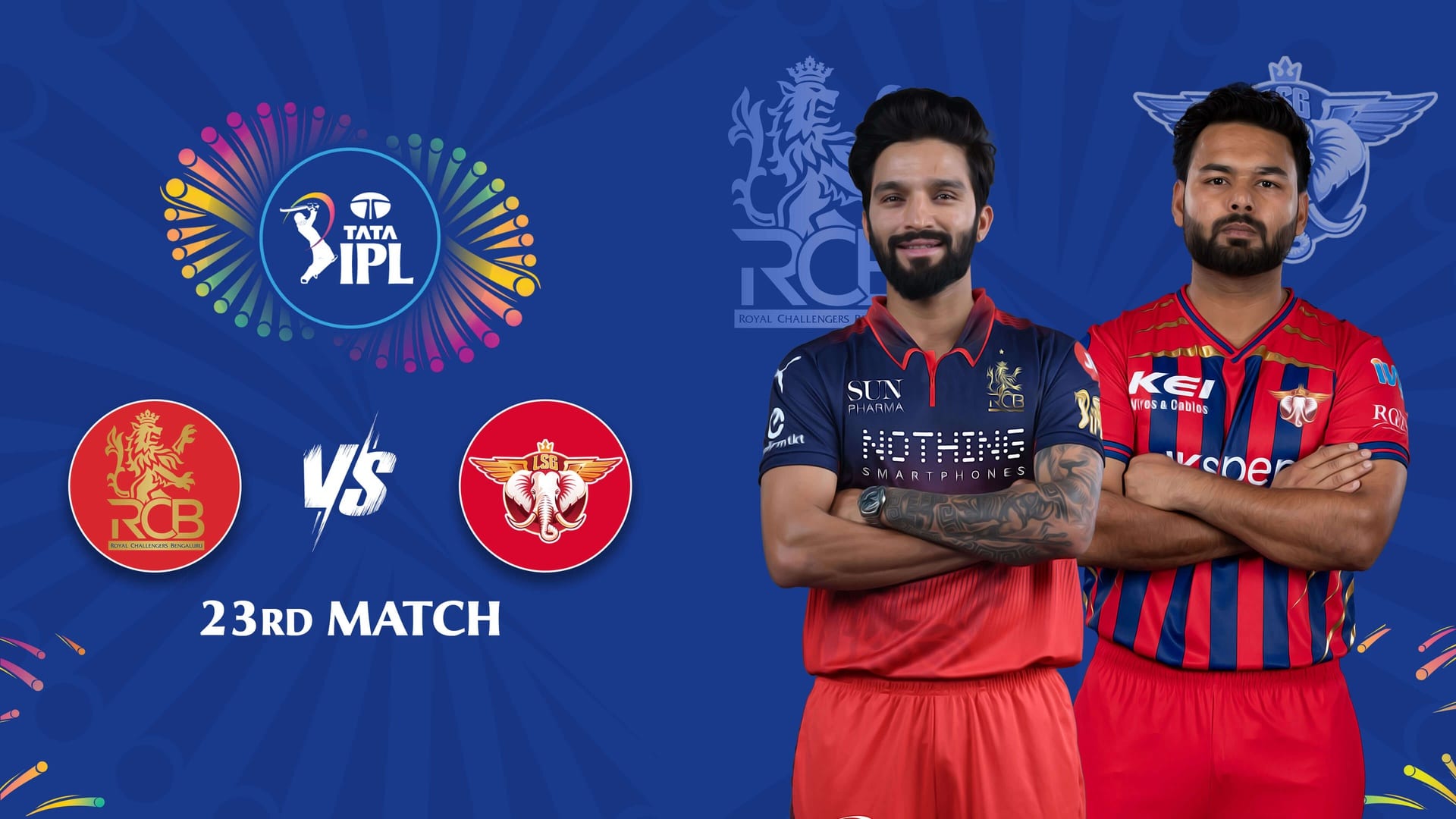 RCB vs LSG IPL 2026 Match 23 | Today 7:30 PM