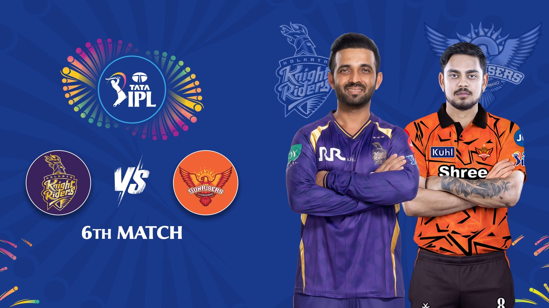 KKR vs SRH IPL 2026 – Apr 2