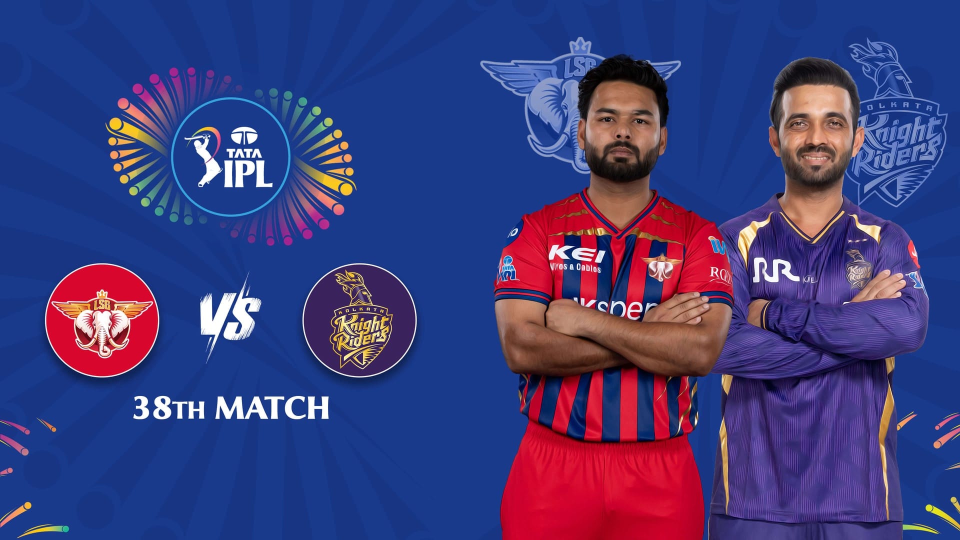 LSG vs KKR IPL 2026 Match 38, April 26, 7:30 PM
