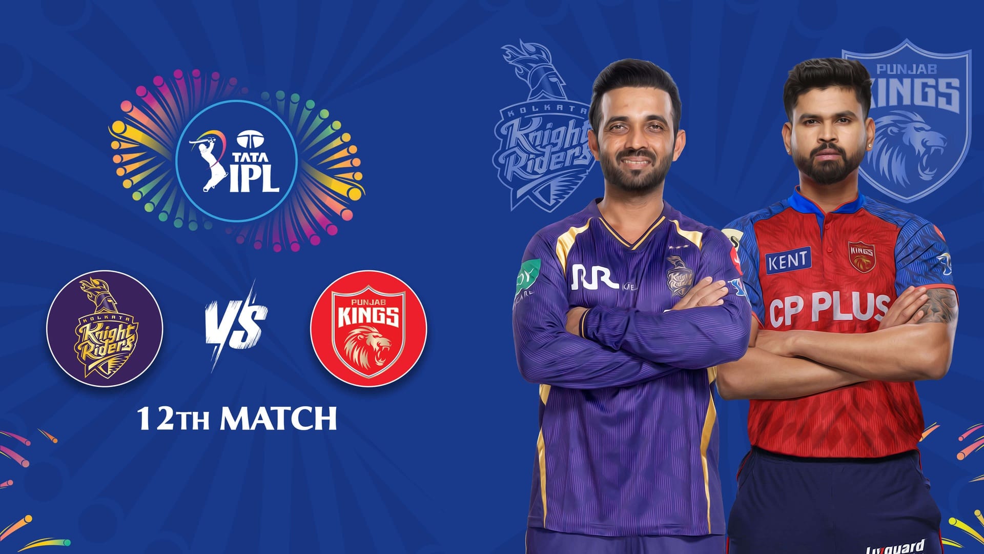 KKR vs PBKS – April 6, 7:30 PM