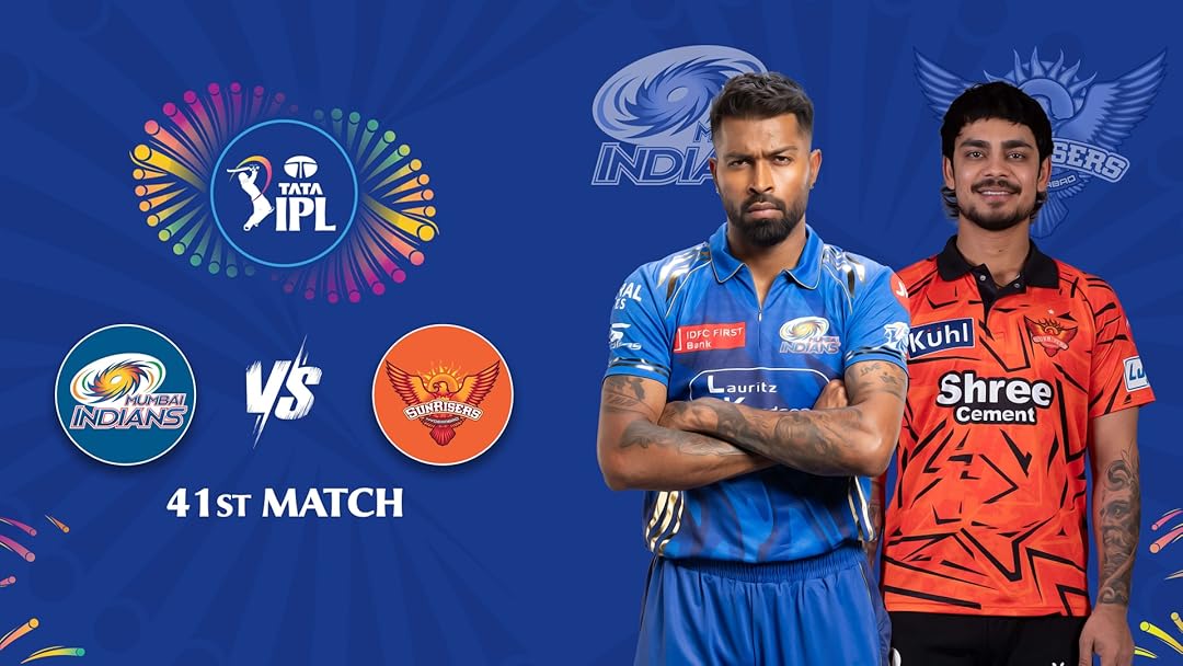 MI vs SRH IPL 2026 Match 41 – April 29, 7:30 PM