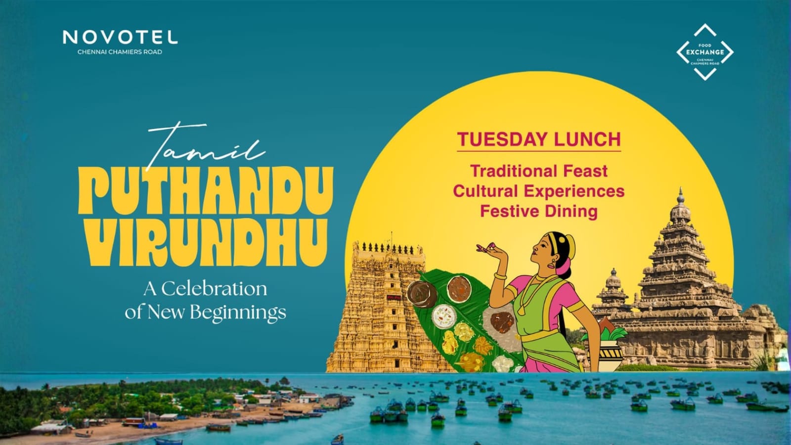 Tamil Puthandu Feast Chennai Apr 14 2026 Novotel
