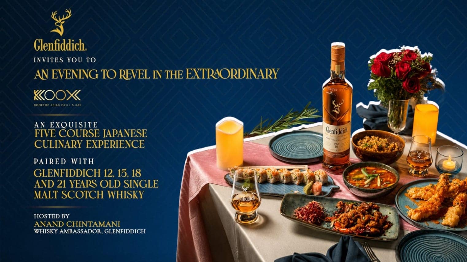 Dining & Whisky Pairing | 22 May 2026, Chennai