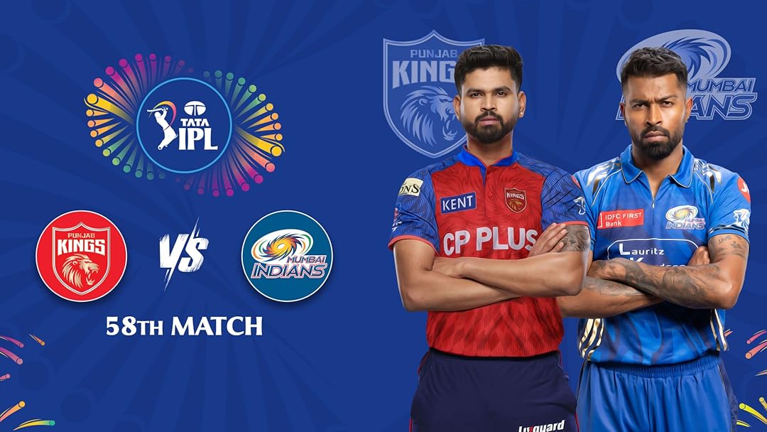 PBKS vs MI IPL 2026 Match 58 | May 14, 7:30 PM