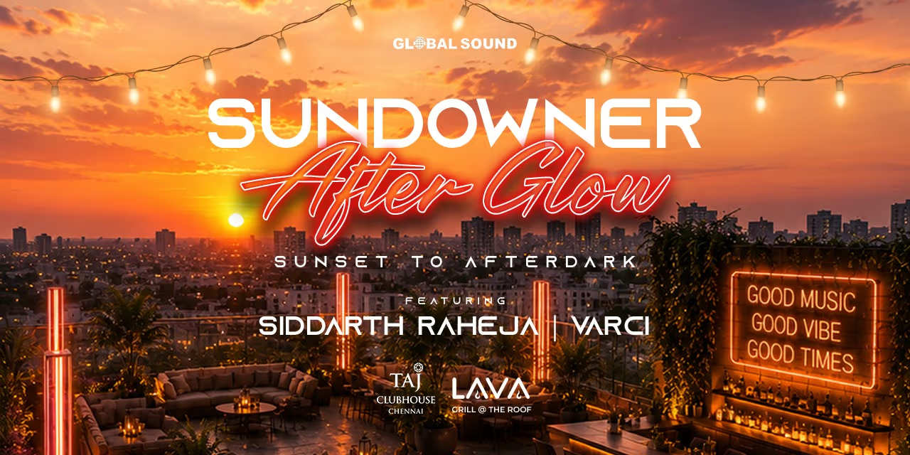 Sundowner Afterglow Chennai May 24 2026 TajClub
