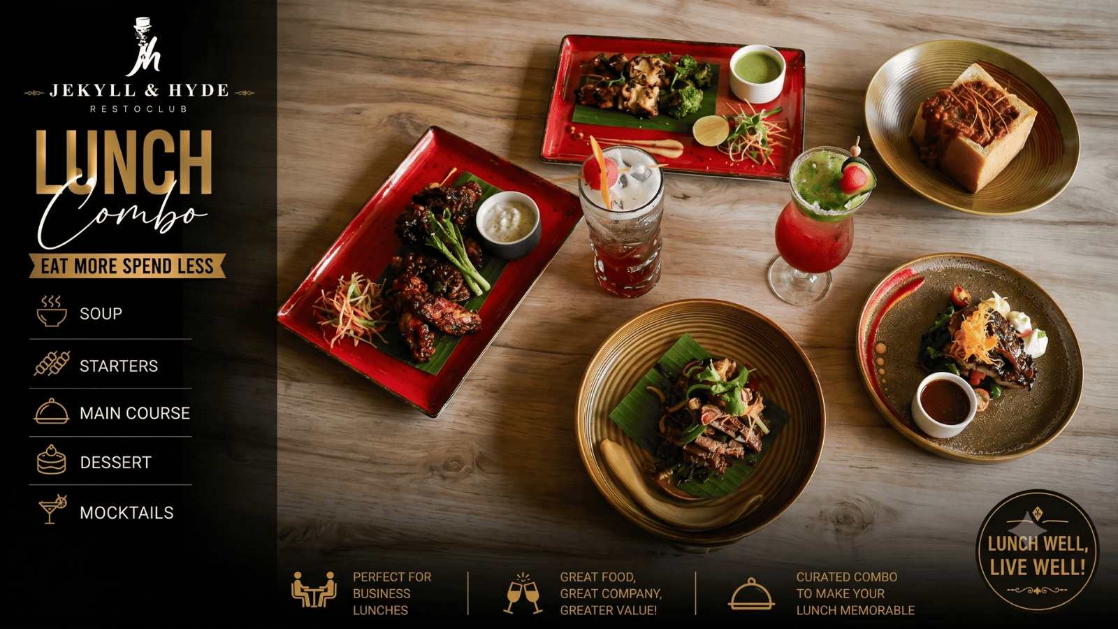 Jekyll & Hyde Lunch Combo Chennai | 3 Jun 2026
