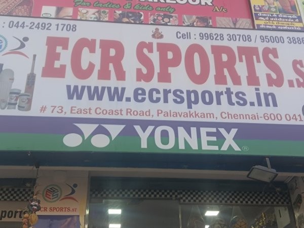 ECR Sports shop in chennai