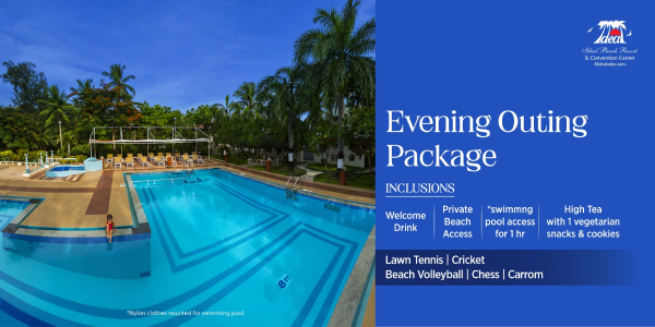 Evening-Ideal-Beach-Resort in chennai