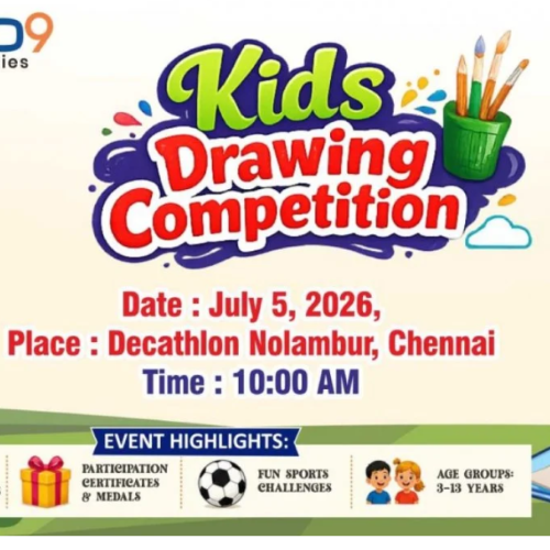 Kids Drawing Competition Chennai 2026 on July 5 Event